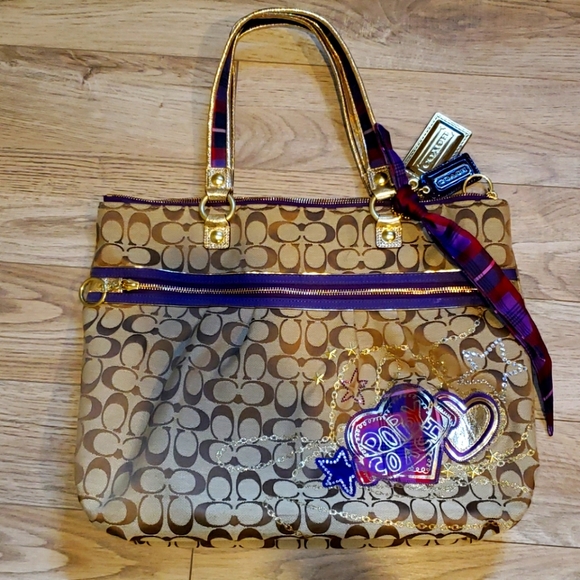 Coach Handbag Poppy - Picture 1 of 9